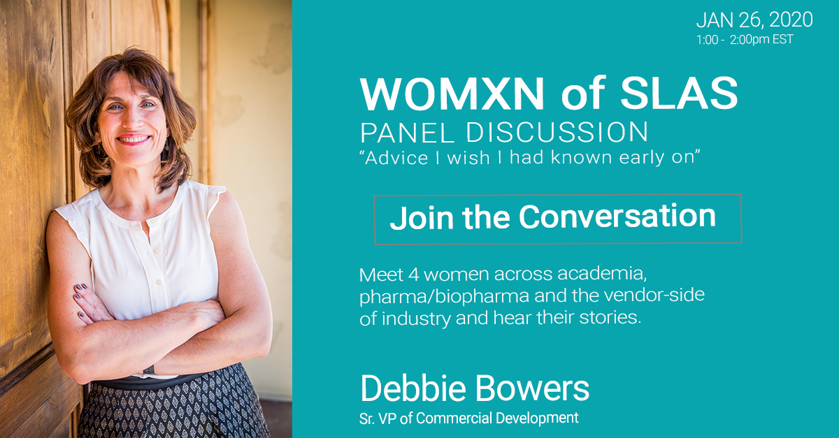 BioDotInc's tweet photo. Debbie Bower, BioDot's Sr. VP of Commercial Development, will be joining other womxn in science for a discussion on career advice at #SLAS2021. Join the WomXn of SLAS on January 26th at 1pm EST. @SLAS_Org https://t.co/5GGa4OOpIe https://t.co/DbcqeTKMNc