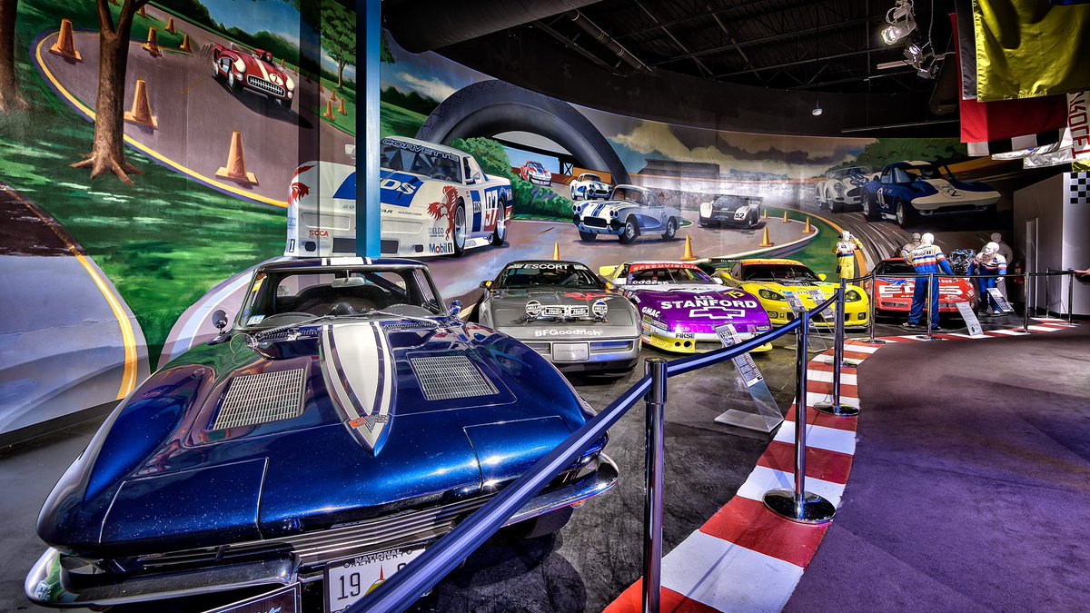 KyTAHC's tweet photo. Kudos👏 to the @corvettemuseum for being recognized by @redbookmag as a must-visit museum. 
This top-rated museum, located off I-65 in Bowling Green, features over 70 Corvettes!

Plan your visit⬇️
https://t.co/hG7YSt9ioB

Read the article⬇️
https://t.co/S6gazFRmUJ https://t.co/pTP8662vyO