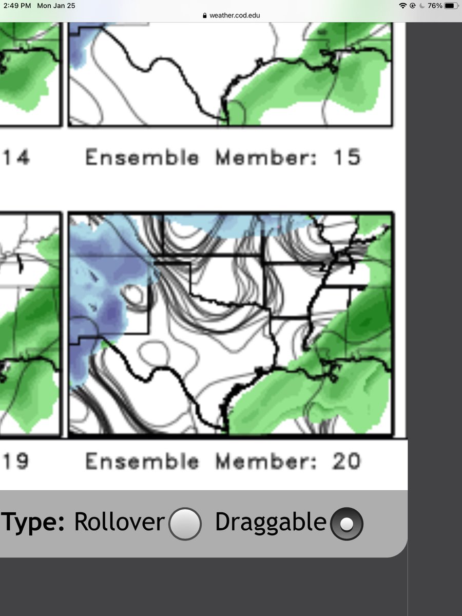 Ensemble member 20 on crack. #tx panhandle would be stripped of its topsoil 😂 #GEFS #txwx #weather