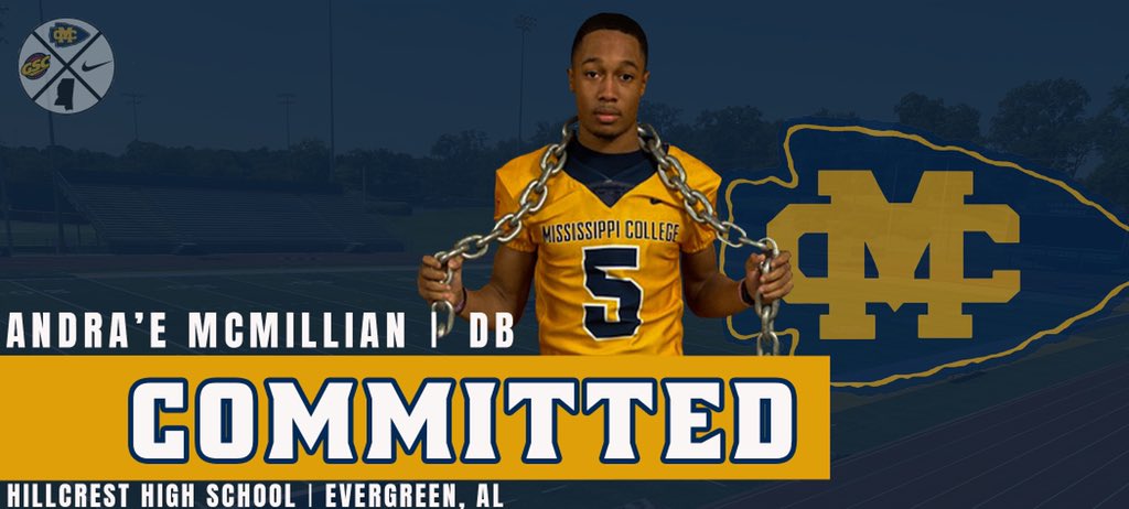 110% COMMITTED🔵🟡🤟🏽 <a href="/CoachSavino/">Tony Savino</a> @csmith_HHS @coachai31994 <a href="/GoChoctaws_FB/">Mississippi College Football</a>