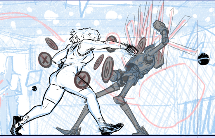 nathanfoxy's tweet image. #SKETCHofTHEday #processSHOT
The Prez getting her virtual boxing/cardio in.
#WMV3 #WIP 
#KillTheWeatherman