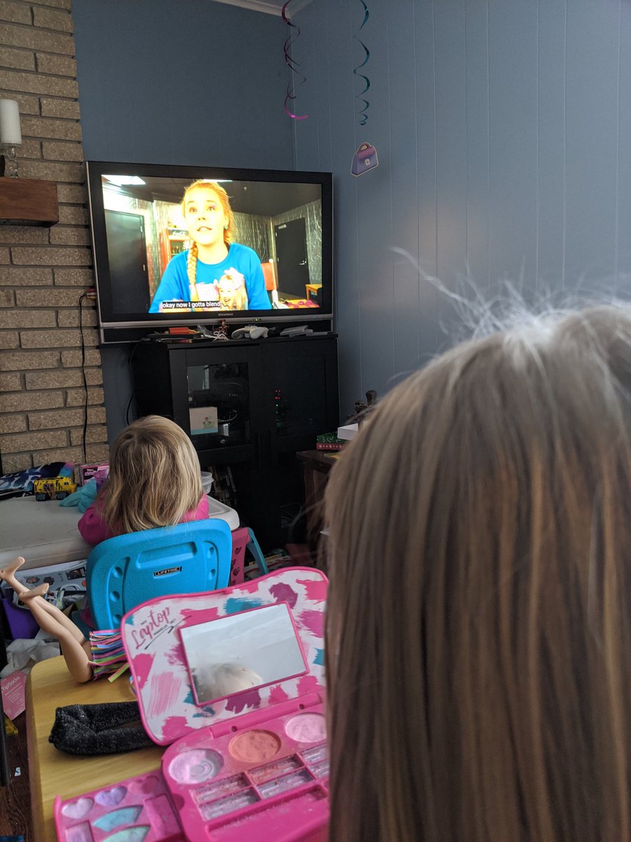 RevSeanALC's tweet photo. Eldest is trying to follow along with @itsjojosiwa we are proud of you, JoJo! https://t.co/xMLaMObBe0