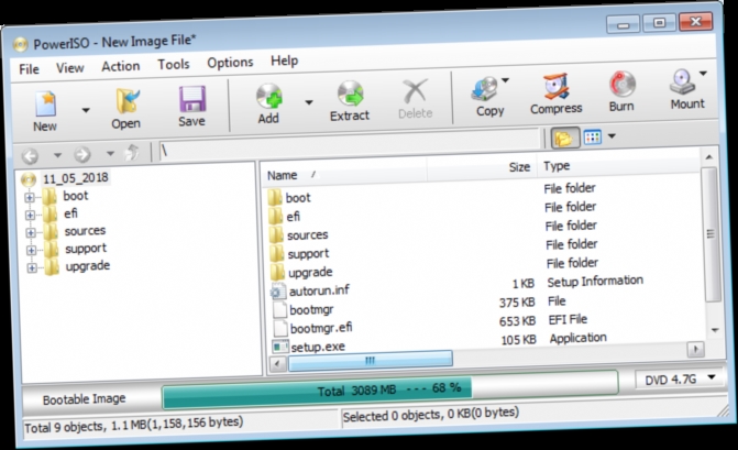 build iso file from download / Twitter