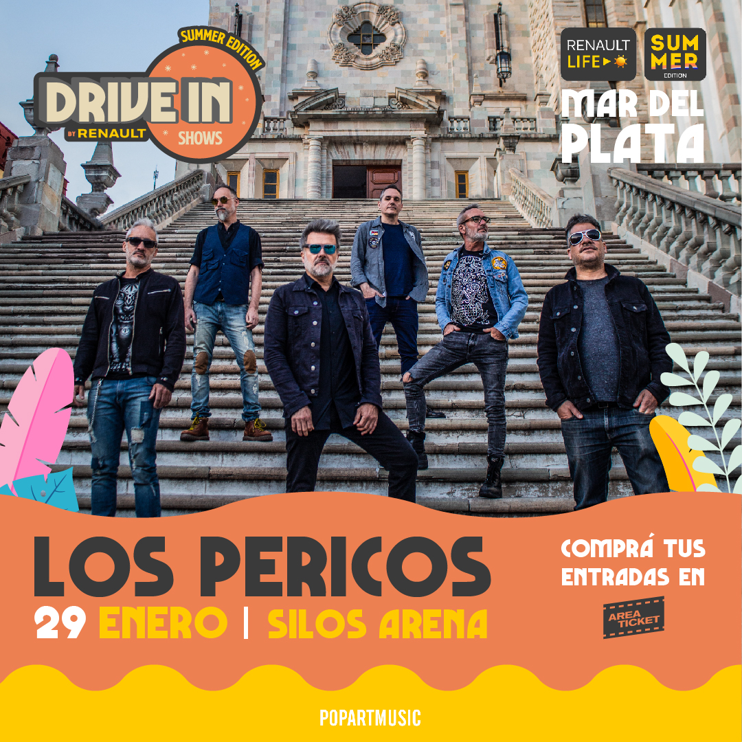 Mardel y el reggae: combinación perfecta para ver a <a href="/pericosreggae/">Los Pericos</a> este viernes 29 de Enero en los Silos Arena!
Una nueva fecha de #RenaultDriveIn #SummerEdition!
Últimos lugares disponibles en 👉bit.ly/PericosDriveIn
