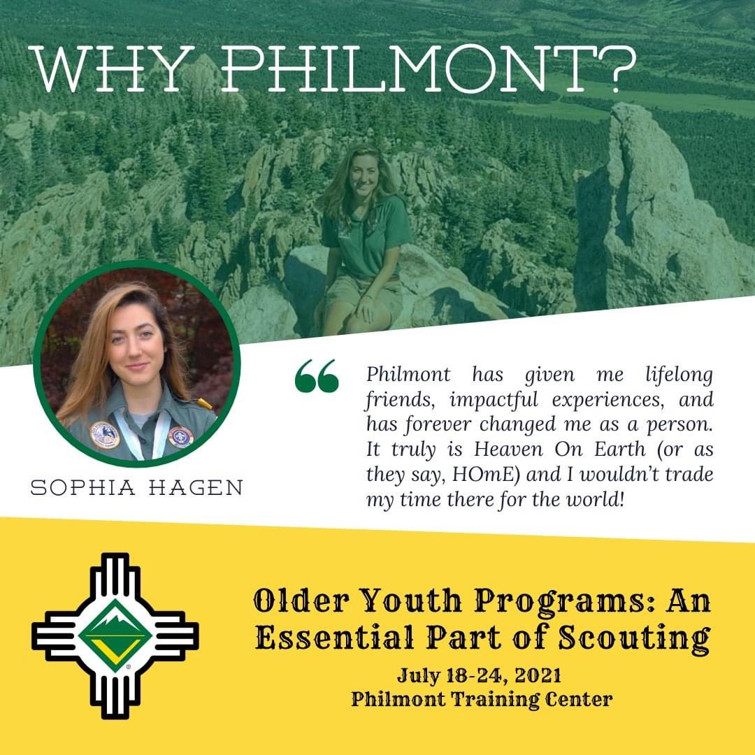 There are a million reasons to come check out our PTC conference this summer. Sophia shares with us a few of hers. Register now so you can meet fellow Venturing enthusiasts and learn about what makes Venturing so important! Participants must be 18+.

bit.ly/PTC2021VOA