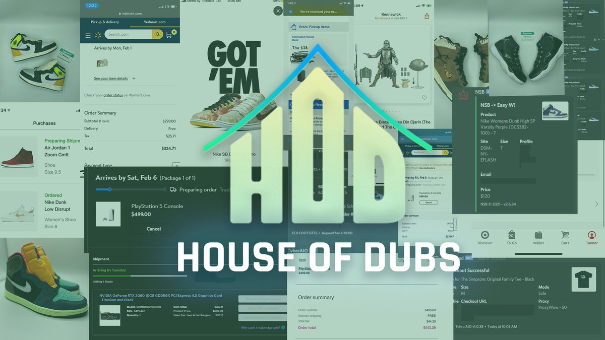 HouseOfDubsIO's tweet photo. Another great week at House of Dubs.  The drops may be slow in January, but we have cleaned up on restocks, Xbox, PS5, and Kith gear.  

🚨GIVEAWAY🚨
To acknowledge such a good week, we are giving away 1 monthly sub to HOD.

🔖RULES🔖
Follow
Like
Retweet

Winner picked in 24hrs https://t.co/l4CwnDEqRL