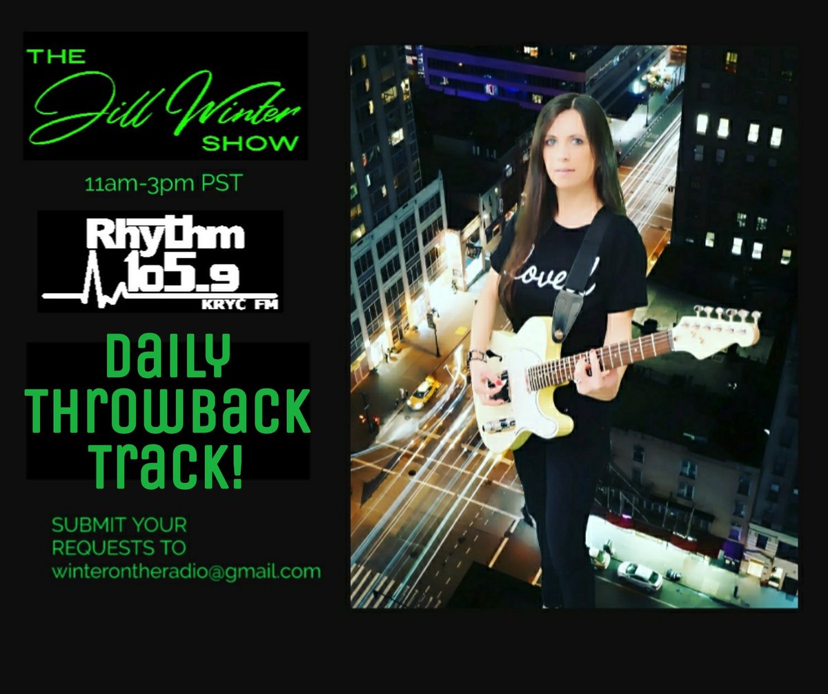 JillWinterMusic's tweet image. Only 45 minutes until today's #ThrowbackTrack on #Rhythm1059FM 👇👇👇