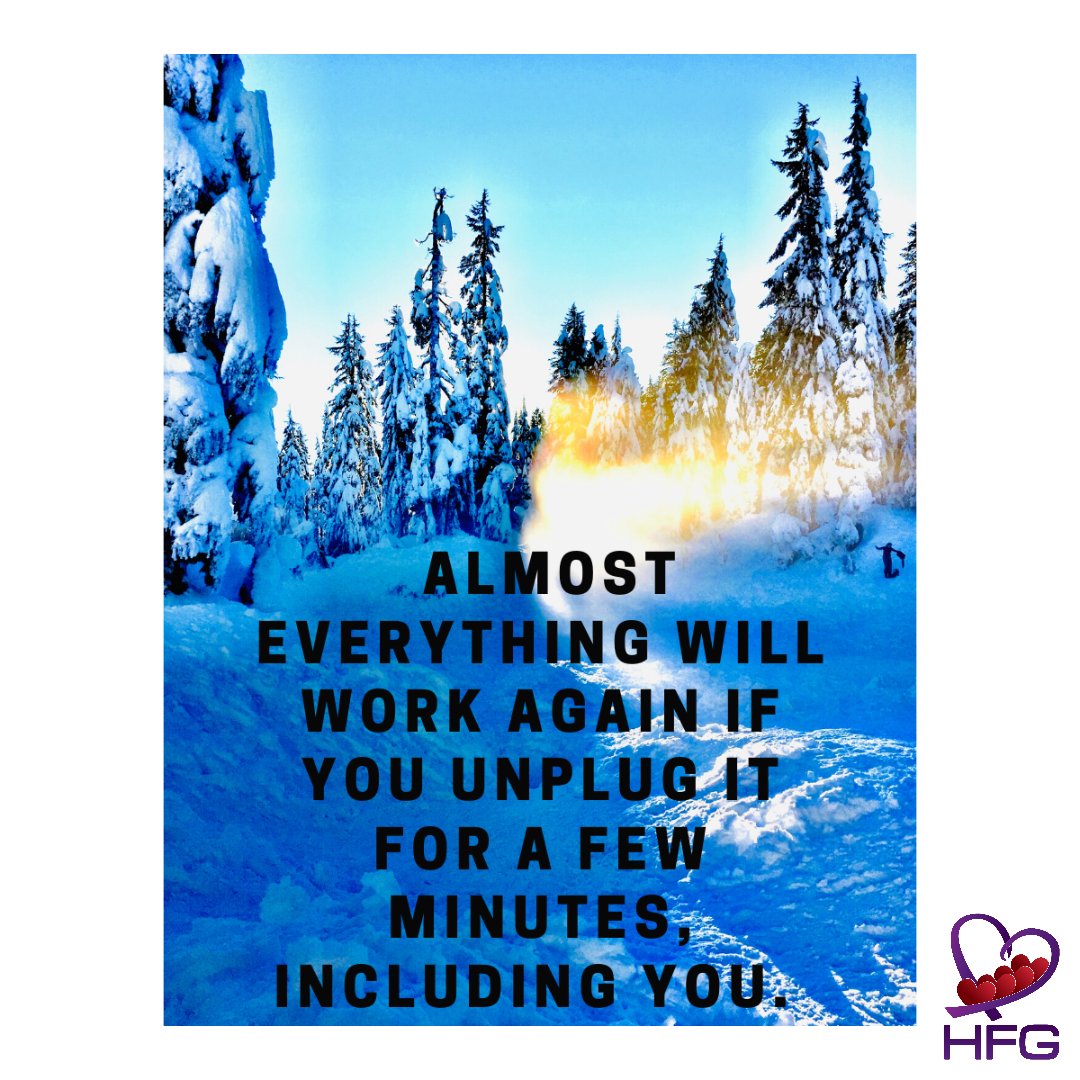 Happy Monday! Let's start the week off by taking the time to focus on some self care. What do you do to wind down? 
#healthyminds #unplug #taketimeoff #unwind #hfgfamilies