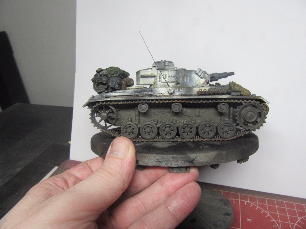 A good coat of Matt varnish and she’s looking a lot better 