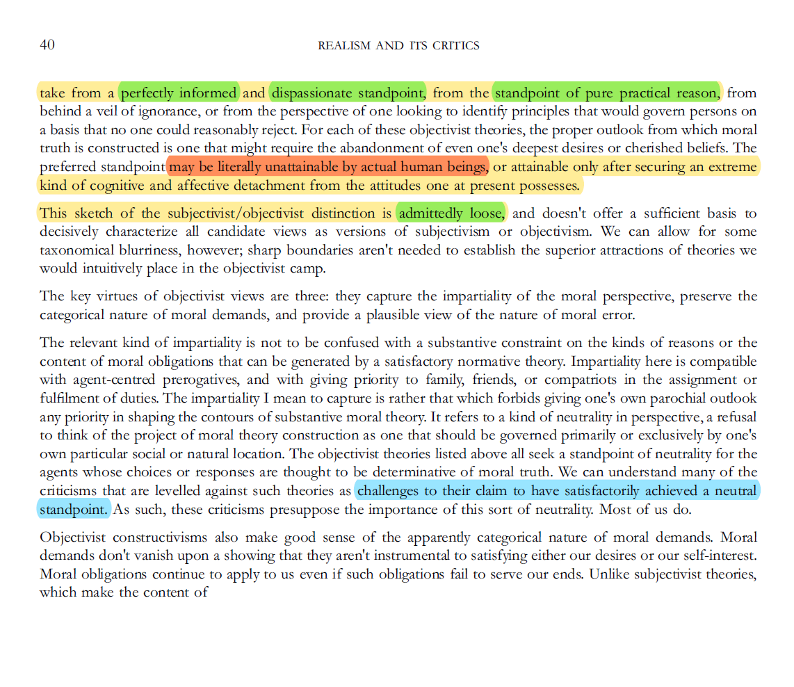 In fact even the learned atheist scholars admit that creating objective morality is impossible for actual human.In other words we can conclude that atheism has no objective morality.Source:  https://oxford.universitypressscholarship.com/view/10.1093/0199259755.001.0001/acprof-9780199259755