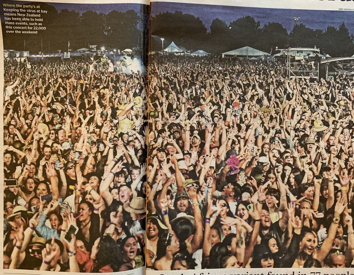 New Zealand. 

We completely screwed the pooch.