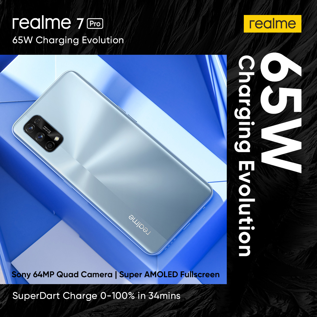 pakistan_realme's tweet image. Hey real fans! Do you know #realme7Pro has everything you need? It has a 64MP AI Quad Camera to capture every detail, 6.4" #SuperAmoledDisplay for an immersive visual &amp;amp; smooth gaming experience, Qualcomm Snapdragon 720G Processor for powerful performance.. facebook.com/Pakistanrealme…
