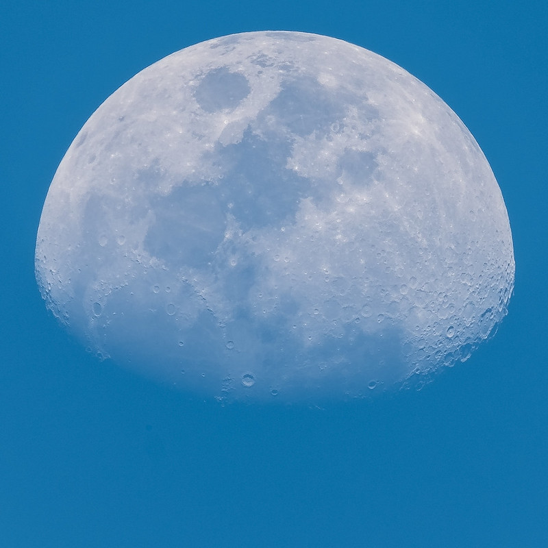 The Moon from Brazil on September 26, 2020.