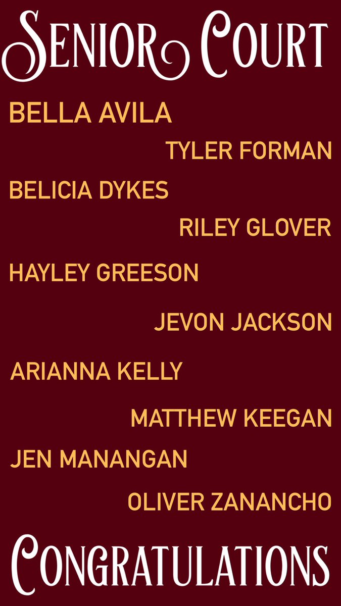 Introducing our 2020-2021 Homecoming court!! Congratulations!! Homecoming court will be announced on February 5th at the Powderpuff Football game!! 💙💙 #wearewharton <a href="/WhartonWildcats/">Wharton High School</a>