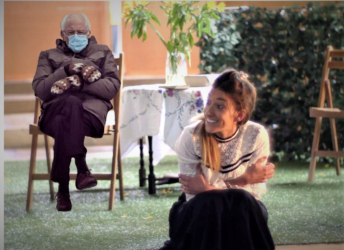 Casting news - Bernie (and his mittens) now appearing in Uncle Vanya #chekhov #Bernie #theatres #performance #casting #MusicalTheatre #musicaltheatremonday #Mittens #keeptheatrealive #artiswork #unclevanya