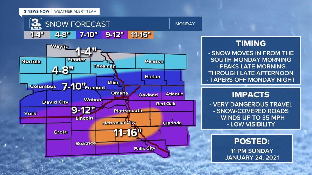CSM_Security's tweet image. More heavy snow is still on it way to the Omaha Metro Area this evening, so if you can stay home please do! Make sure you're being smart and safe while shoveling! Be safe out there!