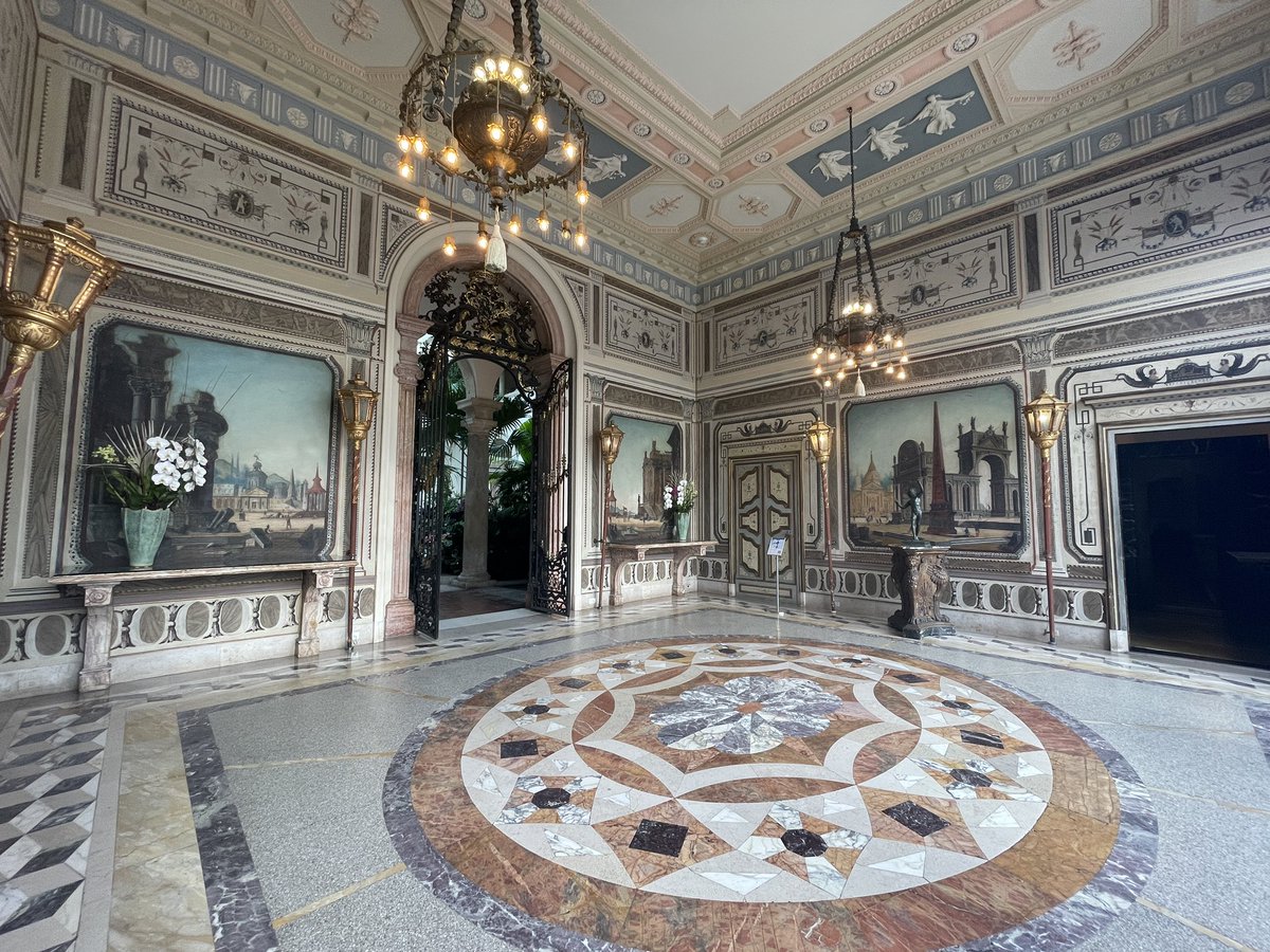 When you visit Vizcaya Gardens in Miami, you see how much cooler our aspirations for grandeur once were.Hand-painted walls, marble statues, and stained glass windows are more inspiring than the white walls of minimalism will ever be.