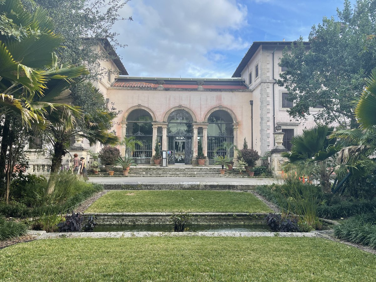 When you visit Vizcaya Gardens in Miami, you see how much cooler our aspirations for grandeur once were.Hand-painted walls, marble statues, and stained glass windows are more inspiring than the white walls of minimalism will ever be.