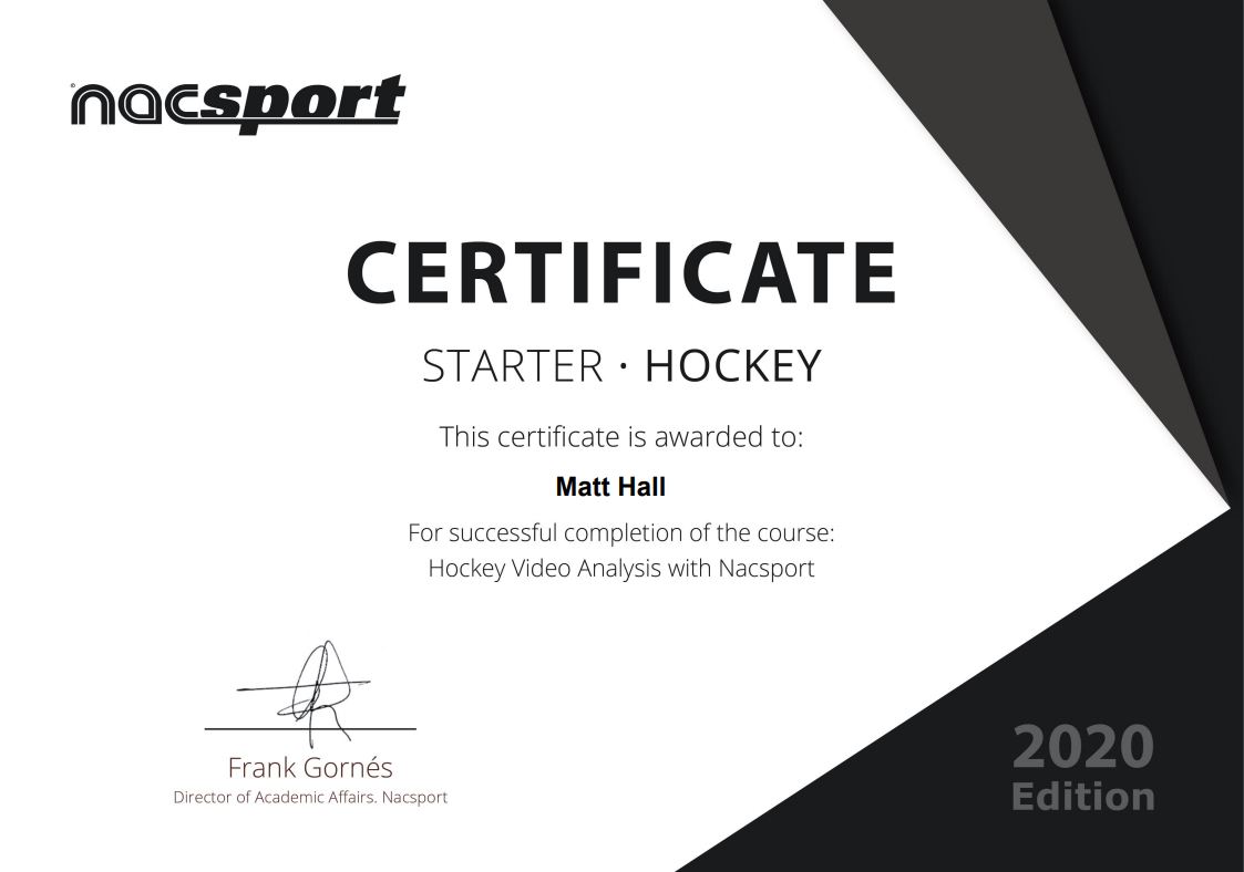 AnalysisPro's tweet image. 🏑✨ Smart idea from @newburyhockey to enhance the use of their video footage by upskilling their analyst with the @nacsport online #hockey course!

Well done Matt, excellent work on the practical submissions!

#coaching #nacsport #performanceanalysis #analysisforall #sportstech