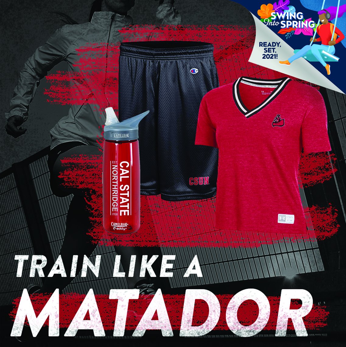 Don’t delay, there’s still time to show us how you #TrainLikeAMatador Visit facebook.com/CSUNCampusStor… for details.
