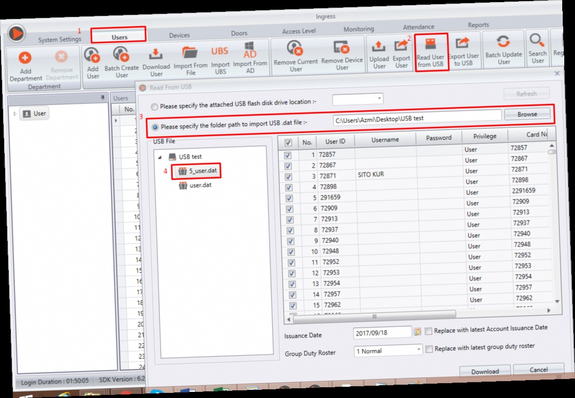 download sample user.dat file / Twitter