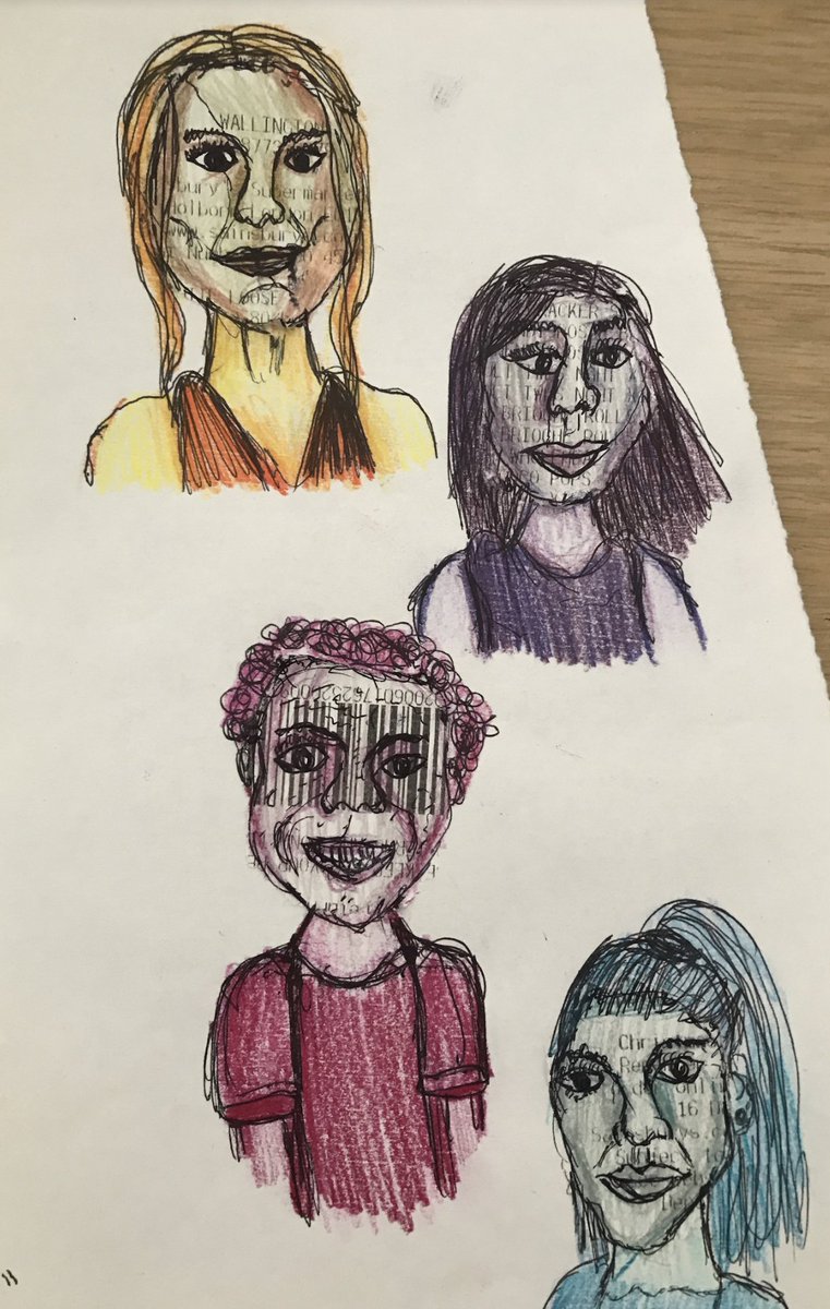 Do you miss people? We miss YOU ALL in the classroom! It was very nice to see Y9's portraits of inspirational people and their family members. It reminds us that we are a part of community and are not alone. :) @Yr9Ricards <a href="/RicardsTweets/">Ricards Lodge</a> see more work: ricardslodgeart.weebly.com