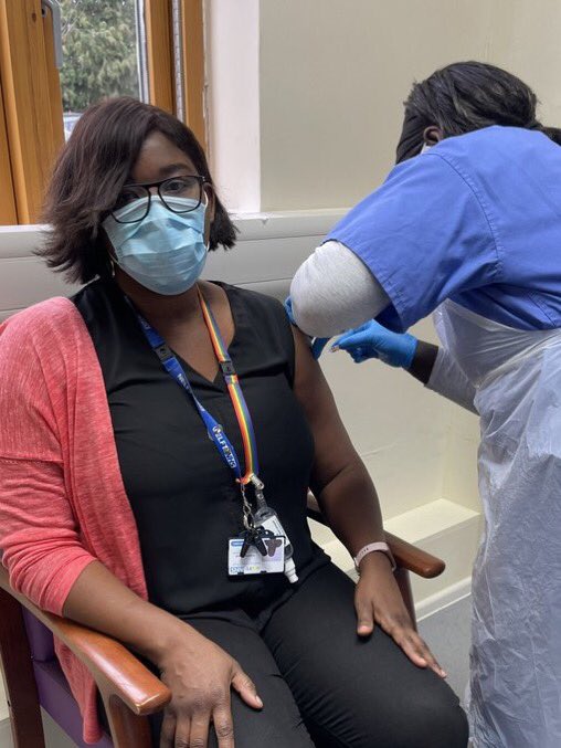 “I have seen the heart break experienced by so many as a result of this awful pandemic. I chose to have the vaccine because it not only protects me but protects my family, our service users and the general public.” — Cathrine Lund, Head of Serious Incidents &amp; Chair of EMN 
💙🌈