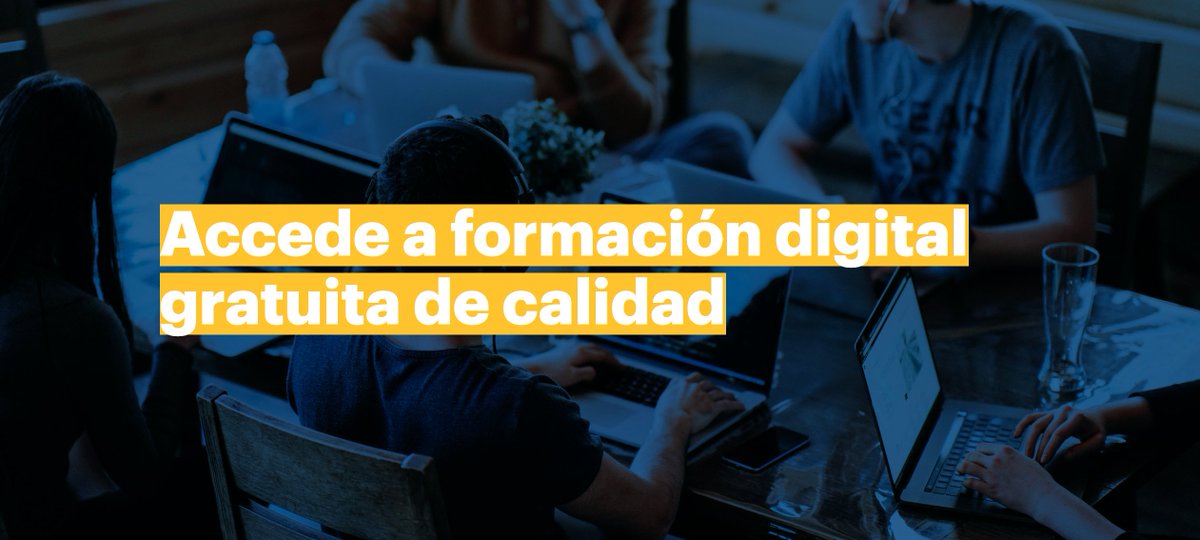 Barcelona Digital Talent (@bdtalent) on Twitter photo 💻 Vols accedir a formació digital gratuïta de qualitat? 👉 Tenim els cursos ideals per a tu.
Et donem accés gratuït a plataformes com <a href="/IBM_ES/">IBM España</a> Skills Build o <a href="/WoltersKluwerEs/">Wolters Kluwer España</a> Academy perquè puguis millorar les teves competències digitals. T'apuntes? ➡️ mwcb.in/3ogDjqo 💻 Vols accedir a formació digital gratuïta de qualitat? 👉 Tenim els cursos ideals per a tu.
Et donem accés gratuït a plataformes com <a href="/IBM_ES/">IBM España</a> Skills Build o <a href="/WoltersKluwerEs/">Wolters Kluwer España</a> Academy perquè puguis millorar les teves competències digitals. T'apuntes? ➡️ mwcb.in/3ogDjqo