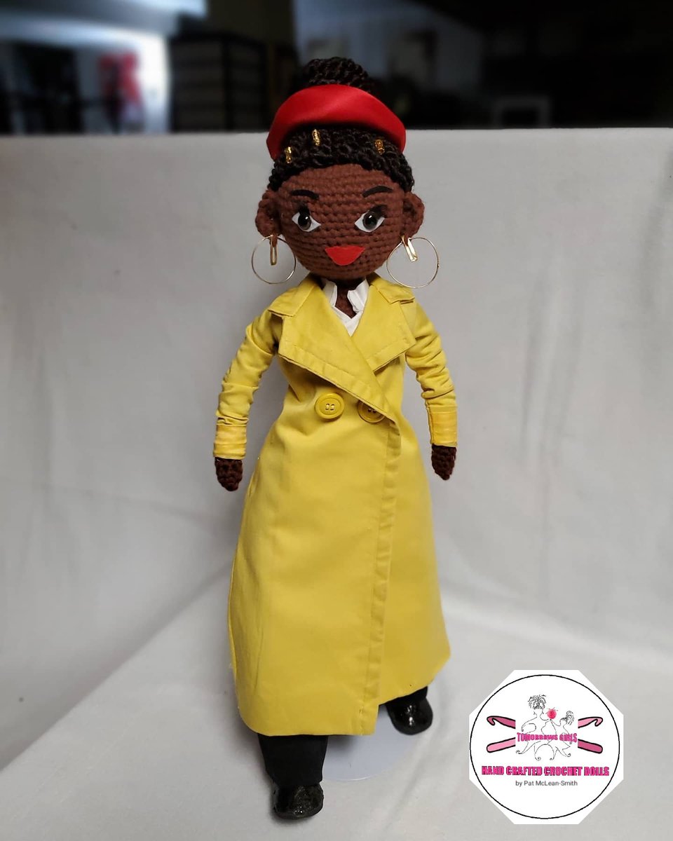Tomorrowsg1's tweet photo. Love creating this Amanda Gorman Doll.
#TGDolls 
#patmclean https://t.co/R8M56IMfLH