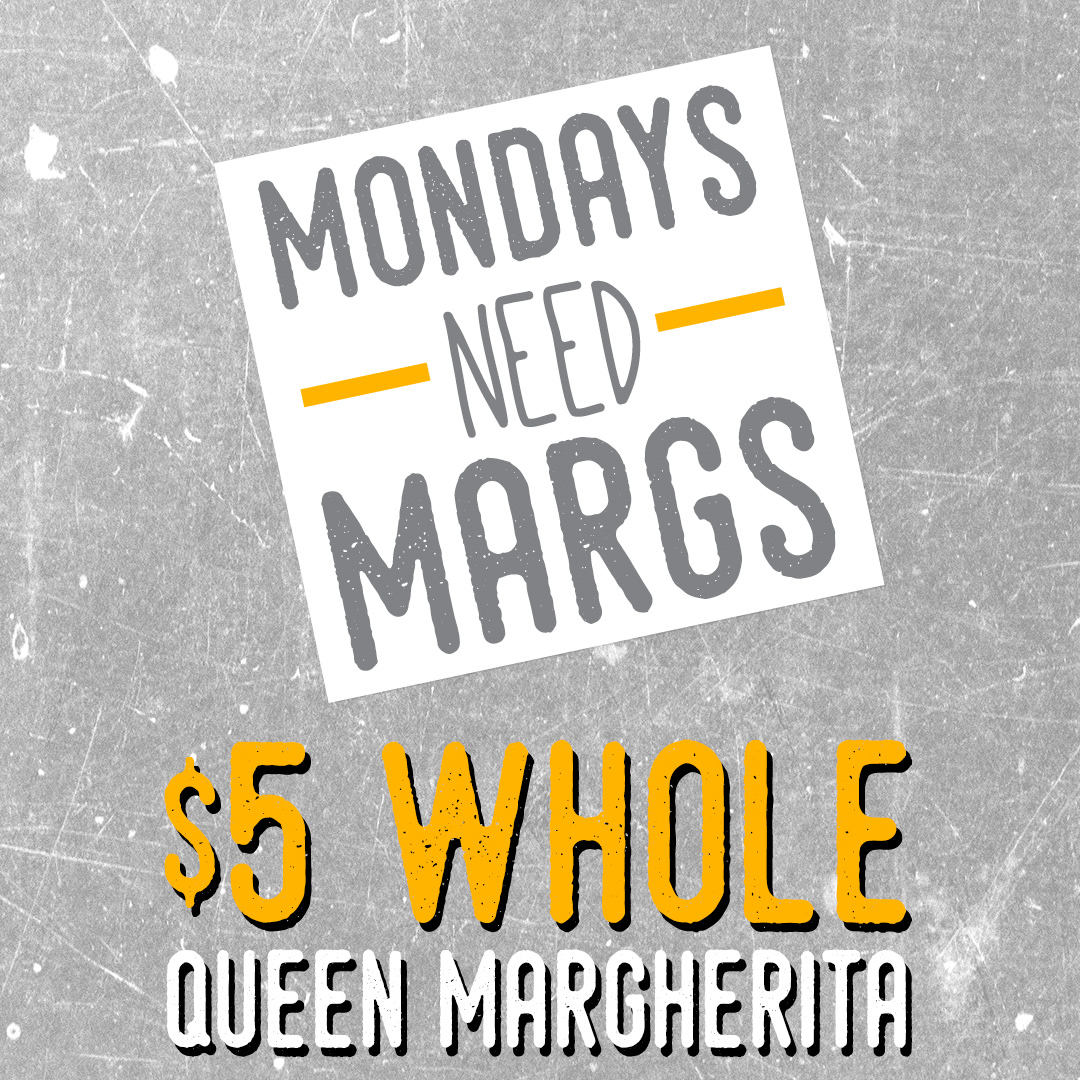 FirenzaKitchen's tweet photo. Shake off those Monday blues with Margarita Monday 🍕 🕝 Enjoy a Queen Margarita for just $5 and start your week off right ;)  https://t.co/rHmibCwbxd https://t.co/pnLb2uGGx4