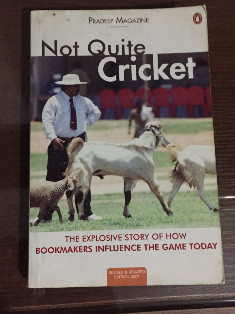 The 4th book of this year is a reminder of a time when I had lost all hope for cricket. A lot of it isn’t relevant anymore but I still learnt a lot both about the satta trade and about the ppl involved