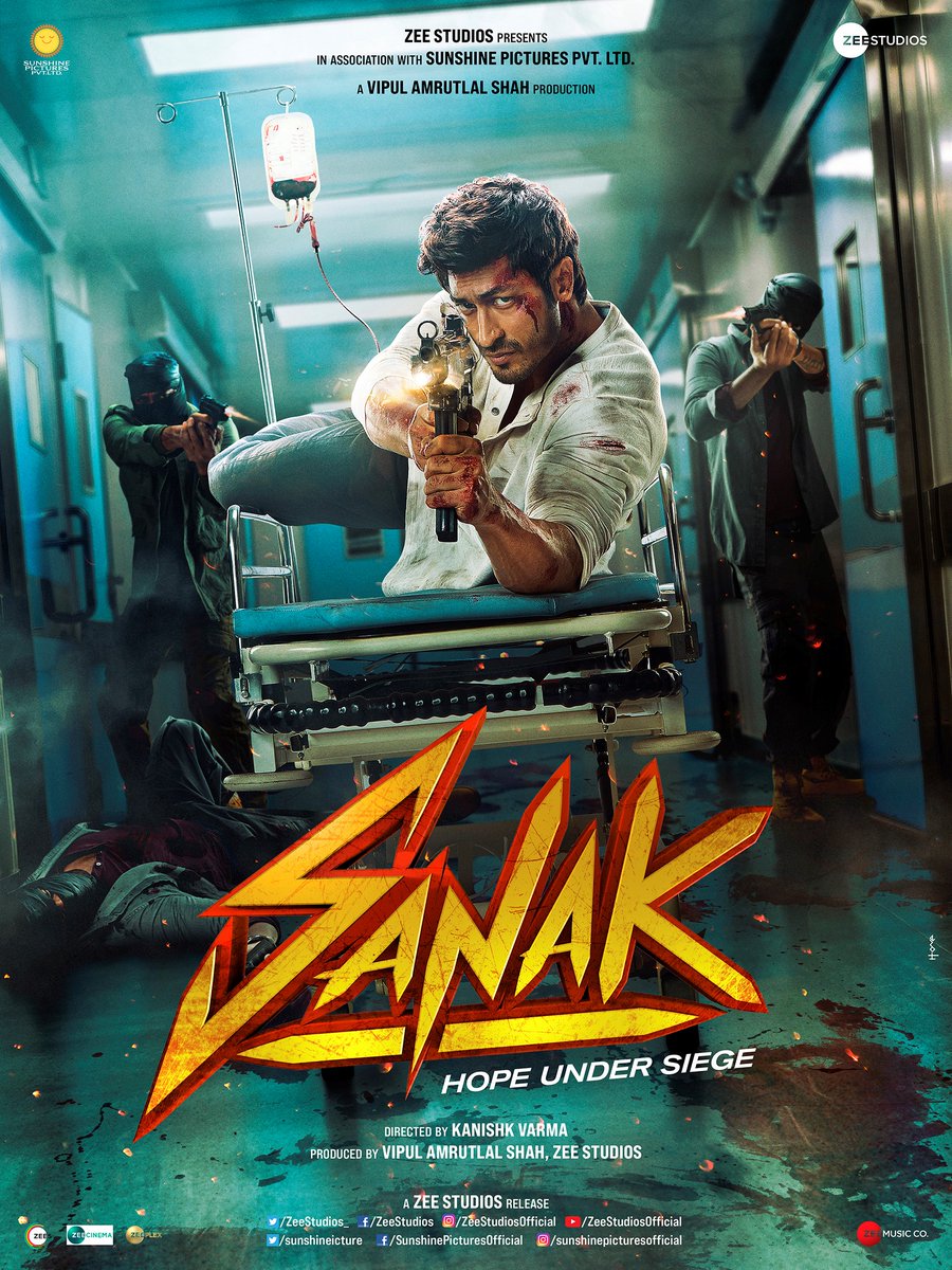 VidyutJammwal's tweet photo. When love is in danger, nothing can stop the rage!🔥

Presenting #Sanak, our next action extravaganza, A #VipulAmrutlalShah Production, starring @RukminiMaitra, @NehaDhupia, and @IamRoySanyal, Directed by @kanishk_v.

Produced by #VipulAmrutlalShah and @ZeeStudios_ https://t.co/M1L9MEef8U