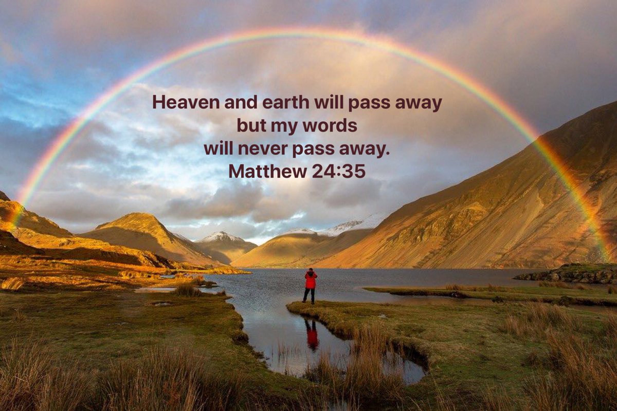 JW_Branding's tweet image. Heaven and earth will pass away, but my words will never pass away.
Matthew 24:35