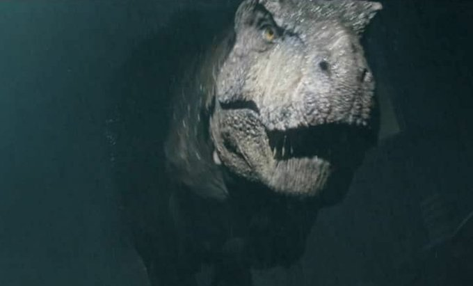 [22/25] Just like in the first Jurassic World, Fallen Kingdom had a plenty of extended seconds of footage found here and there from a couple of different scenes, such as Blue being shot by a tranq dart, and Rexy's camera going higher after biting a Carnotaurus, or in the Prologue