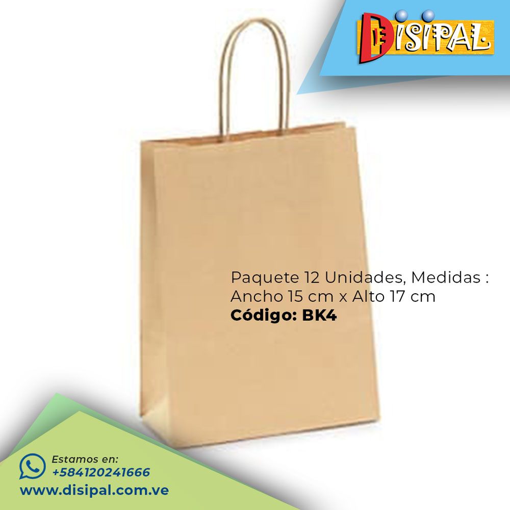 invDisipal's tweet photo. Bolsas Kraft Paquete 12 Unidades, Medidas : Ancho 15 cm x Alto 17 cm. https://t.co/LI1YDrm5dl