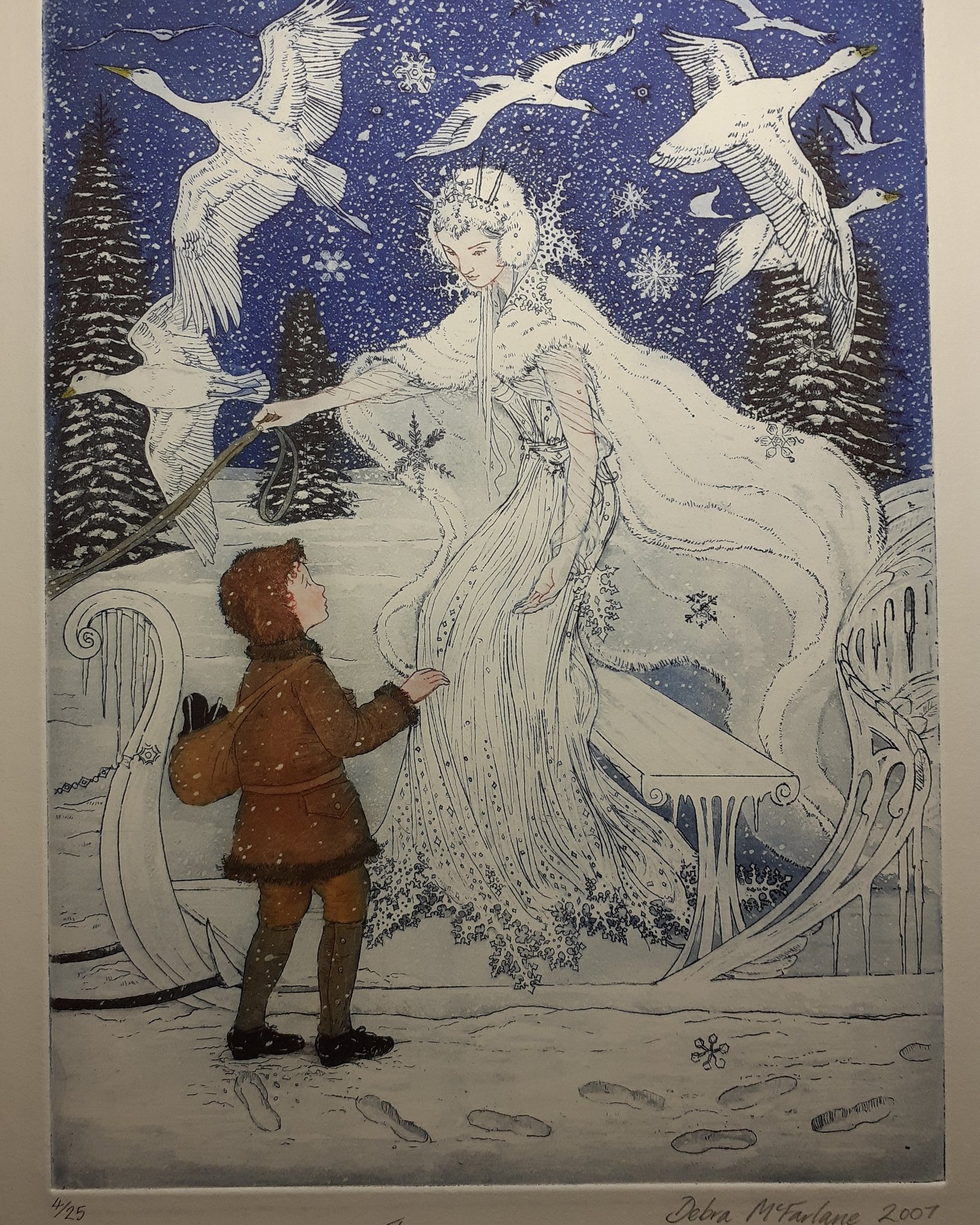 Snow Queen Magic Painting Book, Books for Dementia