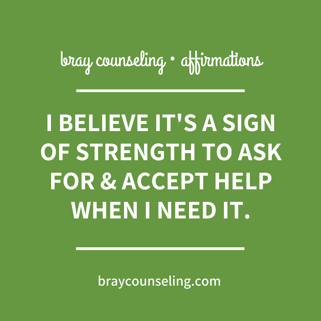 We're socialized to try and do everything on our own–but humans aren't made to be totally independent. And it's not possible for us to be able to do everything perfectly. Recognizing that, and asking for help when you need it, is actually a sign of strength.