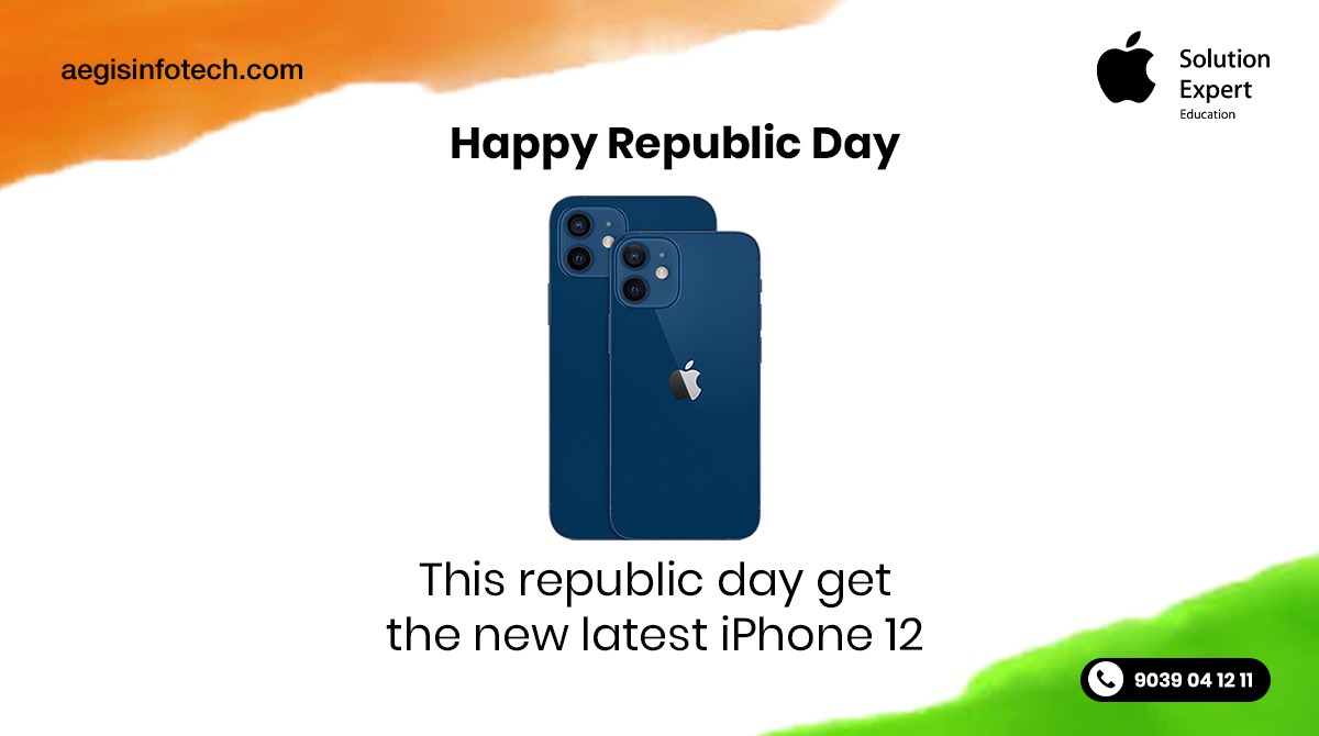 AegisI's tweet photo. This Republic Day get the new latest iPhone 12
#HappyRepublicDay2021 

 #republicday #india #indian #happyrepublicday #republicdayindia #love #patriots #national https://t.co/Hz9DKJGJMC