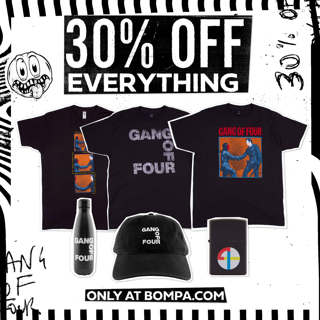 30% off everything on our @ShopBompa merch store, until midnight on Wednesday.

Check out the full range here 👉 gangoffour.ffm.to/merch.otw