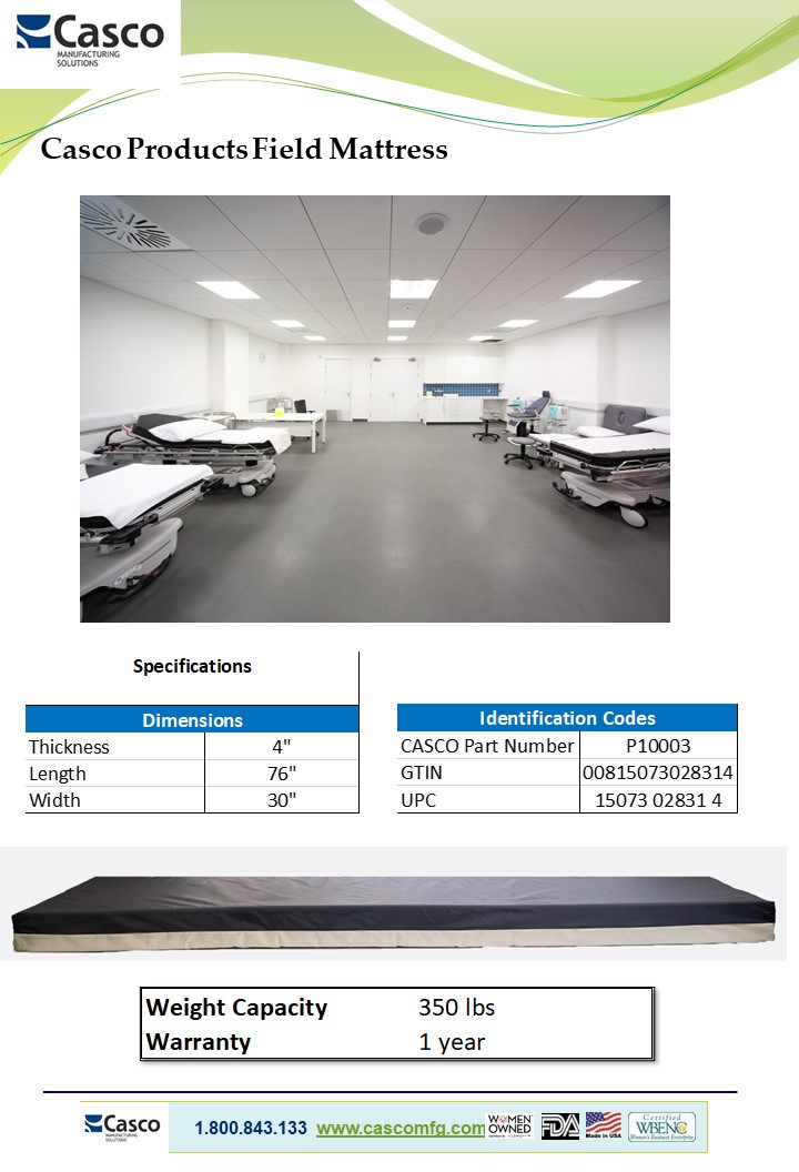 CASCOHealth's tweet image. It's terribly sad that #healthcare facilities are facing so much pressure and are in need of supplemental capacity.  CASCO can assist with #fieldhospital mattresses.