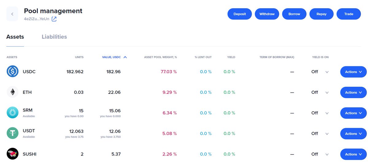 13) So, alright, what else?Well, there's  http://oxygen.org&nbsp;, an on-chain prime brokerage.There are pools ( https://bonfida.com/dex/#/pools&nbsp;)