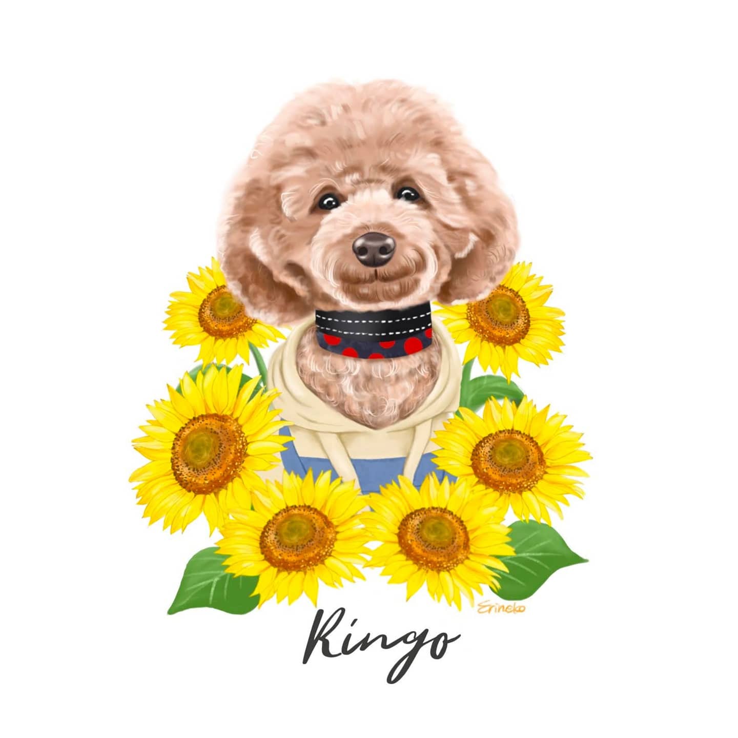 erinekoペットの似顔絵、webデザイン on X: 