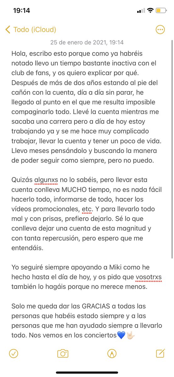 Club Oficial | Miki Núñez tweet media