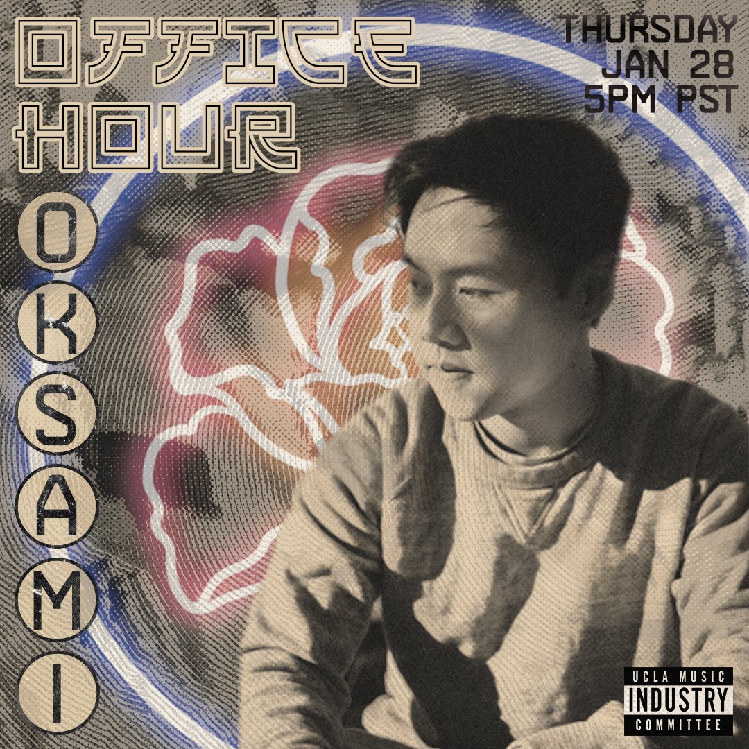 uclamic_'s tweet image. Who's ready for another Office Hours this quarter? WE ARE and we hope you are too. This time we are speaking with producer @itsoksami about his life and career. It'll be a blast and we can't wait to see you this Thursday at 5pm! The link to register: ucla.zoom.us/meeting/regist…