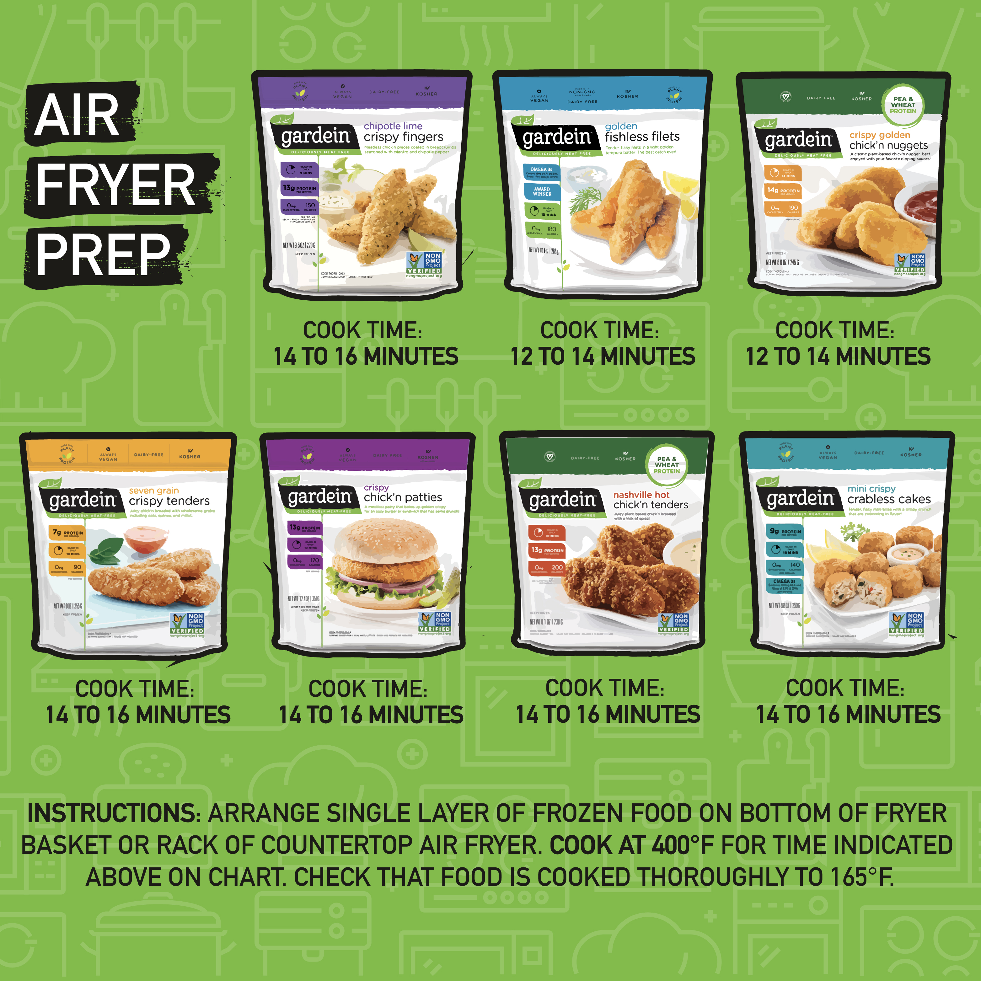 Air Fryer Guide, Meat-Free Recipes