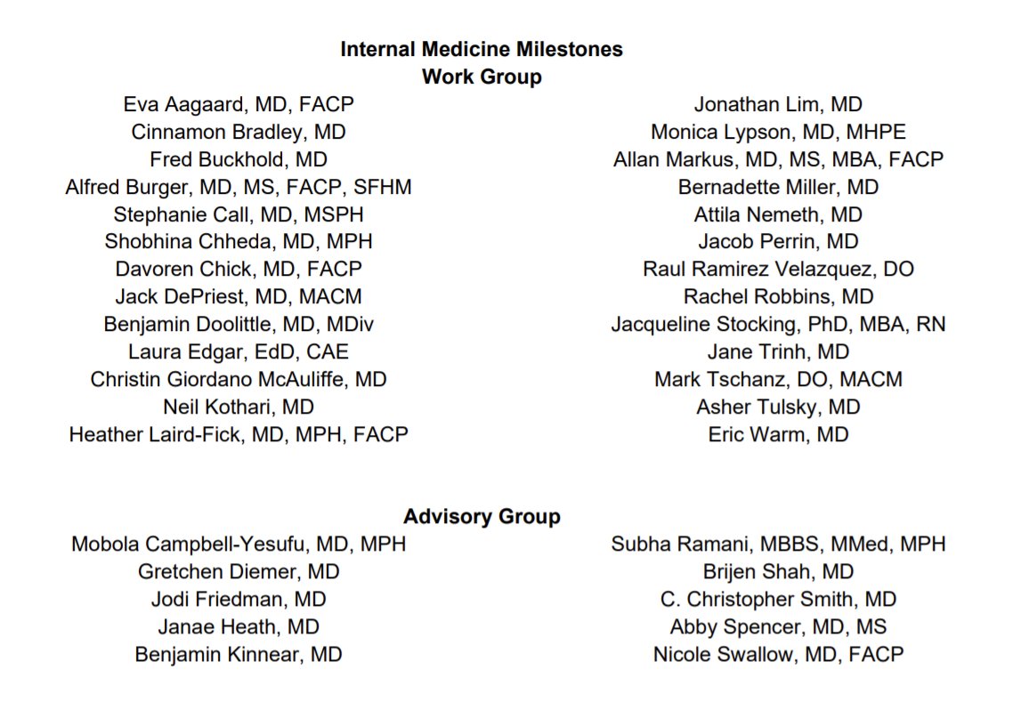 I think the very first thing I would highlight is that Milestones 2.0 brought in stakeholders and represented a broad swath of programs and individuals. This included community hospital programs, large academic programs, military training programs, rural and urban.2/