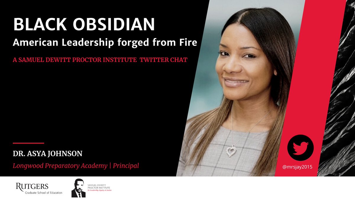 Join us in our upcoming #SDPIChat on February 10, 4:30-6PM (EST).  

We look forward to hearing from Dr. Asya Johnson (<a href="/draj2020/">Dr. Asya Johnson</a>), Principal of Longwood Prep Academy (<a href="/longwoodprep/">Longwood Preparatory Academy</a>) and her school community.  

#BlackObsidian #Leadership #Equity #Justice