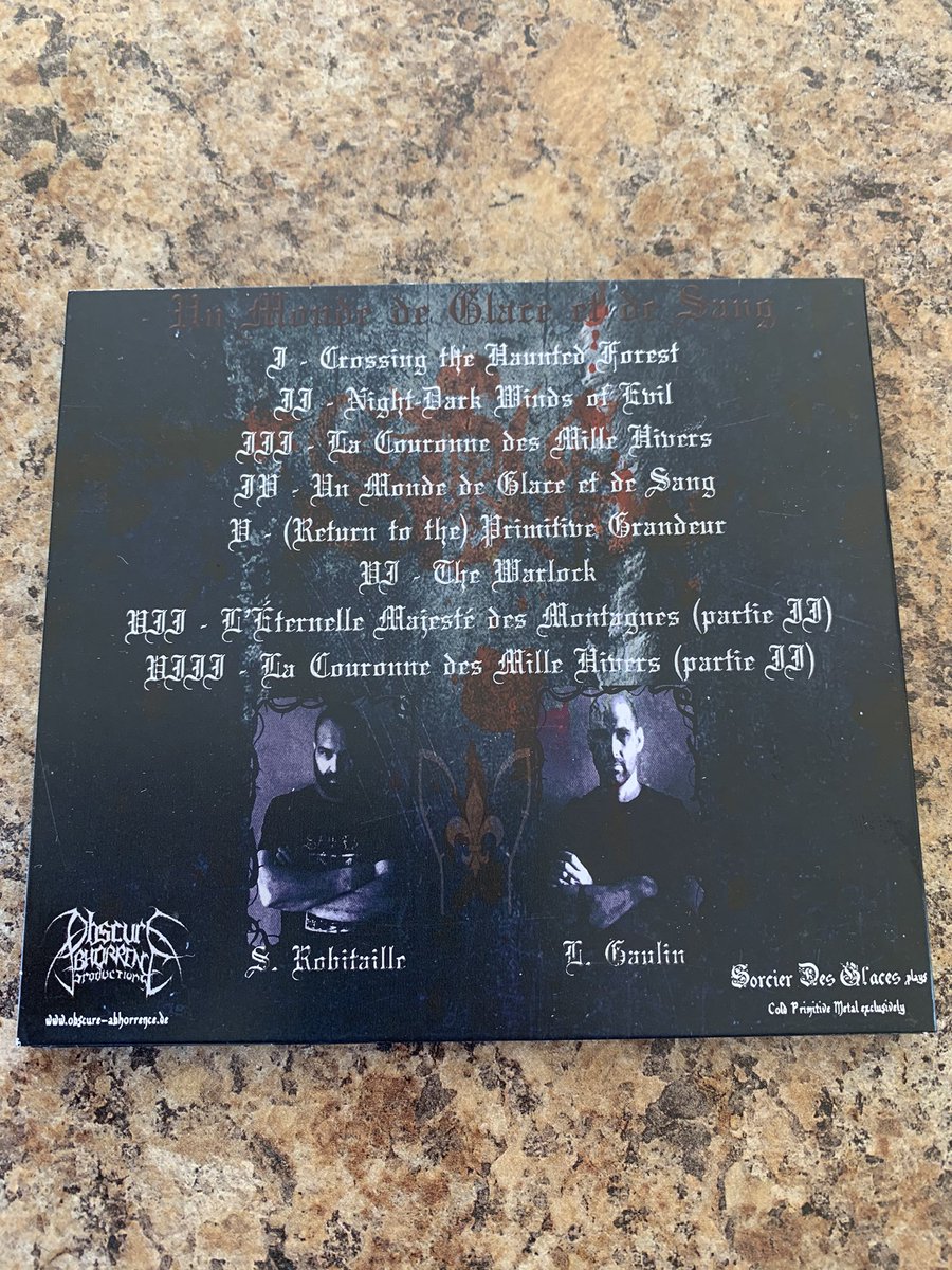 SDG_Official's tweet photo. Finally we have received the CDs of « Un Monde de Glace et de Sang »! You can purchase it via our Bandcamp 😀

Nous avons enfin reçu les CDs de « Un Monde de Glace et de Sang »! Vous pouvez vous le procurer sur notre Bandcamp 😀 https://t.co/JbrswdEHhq