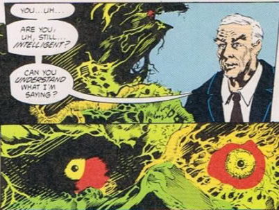 Here's another panel, from Alan Moore's run on 'Swamp Thing'. If ya know, ya know. 