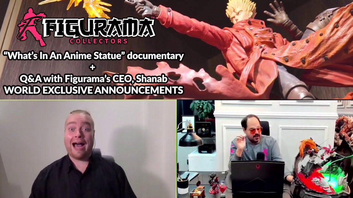 AllTheAnime's tweet photo. At #CloudMatsuri @Figurama1 took us behind-the-scenes of their award winning company, brought you world exclusive statue teasers &amp; premieres, and their CEO, Mr. Shanab even participated in an interactive live Q&amp;A!

You can now watch the entire panel here👇
https://t.co/GQ1JN7c86V https://t.co/LRYvKFk8LV